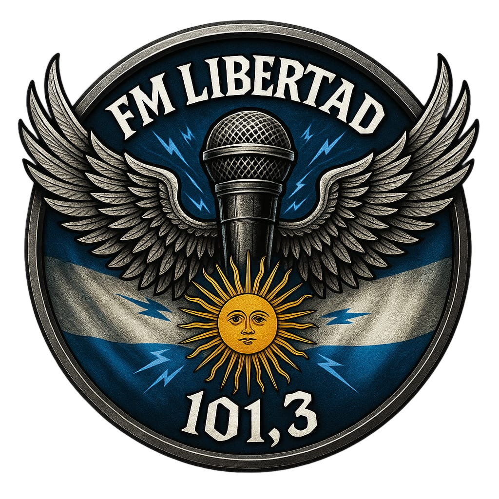 Radio Libertad 101.3 FM - Villa General Güemes, Formosa - Logo oficial de la emisora de radio argentina